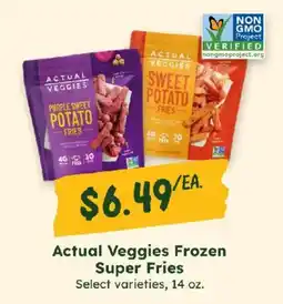 Sprouts Farmers Market Actual Veggies Frozen Super Fries offer