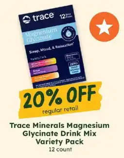 Sprouts Farmers Market Trace Minerals Magnesium Glycinate Drink Mix Variety Pack offer
