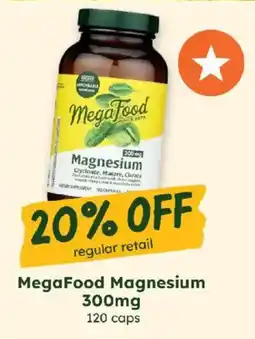 Sprouts Farmers Market MegaFood Magnesium offer