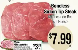 Big Saver Foods Boneless Sirloin Tip Steak offer