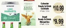 Big Saver Foods Cutwater Ready to Drink Cocktails, Angel Ready To Drink Margaritas offer