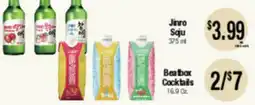 Big Saver Foods Jinro Squ 375 ml Bambu Cocktails offer