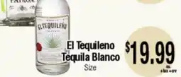 Big Saver Foods El Tequileno Tequila Blanco offer