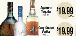 Big Saver Foods Agavero Tequila, Grey Goose Vodka offer