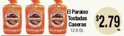 Big Saver Foods El Paraíso Tostadas Caseras offer