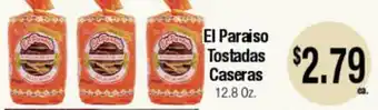 Big Saver Foods El Paraíso Tostadas Caseras offer