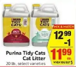 Save Mart Purina Tidy Cats Cat Litter offer