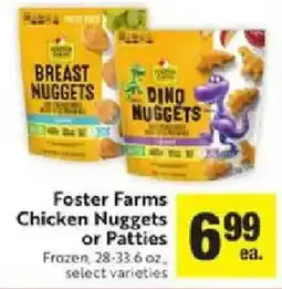 Save Mart Foster Farms Chicken Nuggets or Patties offer