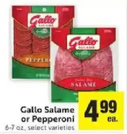 Save Mart Gallo Salame or Pepperoni offer