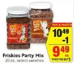 Save Mart Friskies Party Mix offer