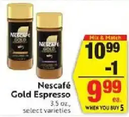 Save Mart Nescafe Gold Espresso offer