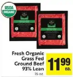 Save Mart Fresh Organic Grass Fed Ground Beef offer