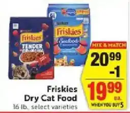 Save Mart Friskies Dry Cat Food offer
