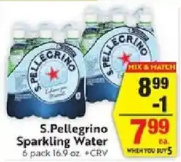 Save Mart S.Pellegrino Sparkling Water offer