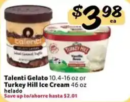 Fresco y Más Talenti Gelato or Turkey Hill Ice Cream offer