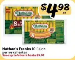 Fresco y Más Nathan's Franks offer
