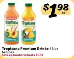 Fresco y Más Tropicana Premium Drinks offer