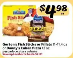 Fresco y Más Gorton's Fish Sticks or Fillets or Danny's Cuban Pizza offer
