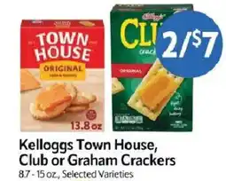 Homeland Market Kelloggs Town House, Club or Graham Crackers offer