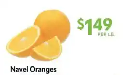 Homeland Market Navel Oranges offer