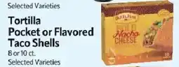 Homeland Market Old El Paso Nacho Cheese Tortilla Pocket or Flavored Taco Shells offer