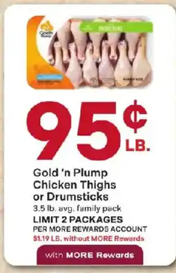 Coborn's Gold 'n Plump Chicken Thighs or Drumsticks offer