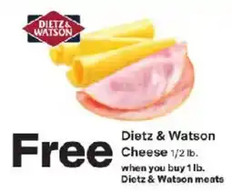 Coborn's Dietz & Watson Cheese offer