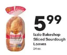 Coborn's Izzio Bakeshop Sliced Sourdough Loaves offer