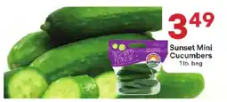 Coborn's Sunset mini cucumbers offer