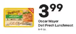 Coborn's Oscar Mayer Deli Fresh Lunchmeat offer