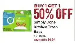 Coborn's Simply Done Kitchen Trash Bags offer