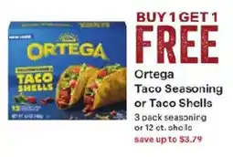 Coborn's Ortega Taco Seasoning or Taco Shells offer