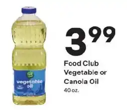 Coborn's Food Club Vegetable or Canola Oil offer