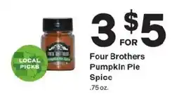 Coborn's Four Brothers Pumpkin Pie Spice offer