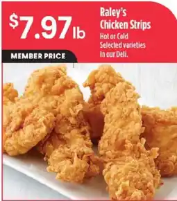 Raley's Raley's Chicken Strips offer