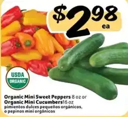 Fresco y Más Organic Mini Sweet Peppers or Organic Mini Cucumbers offer