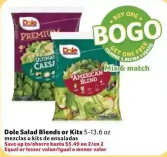 Fresco y Más Dole Salad Blends or Kits offer