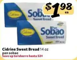 Fresco y Más Cidrine sweet bread offer