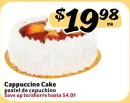Fresco y Más Cappuccino Cake offer