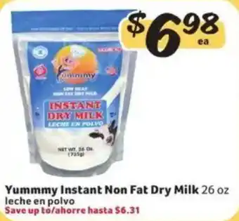 Yummy Instant Non Fat Dry Milk