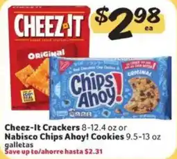 Fresco y Más Cheez-It Crackers or Nabisco Chips Ahoy! Cookies offer