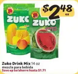 Fresco y Más Zuko Drink Mix offer