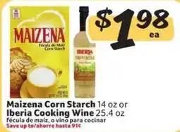 Fresco y Más Maizena Corn Starch or Iberia Cooking Wine offer