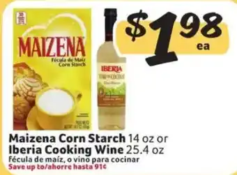 Fresco y Más Maizena Corn Starch or Iberia Cooking Wine offer