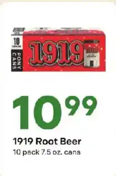 Coborn's 1919 root beer offer
