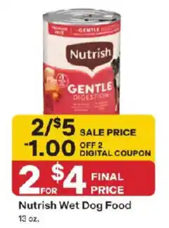 Coborn's Nutrish Wet Dog Food offer