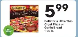 Coborn's Bellatoria ultra thin crust pizza or garlic bread offer