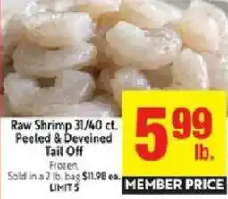 Save Mart Raw Shrimp offer