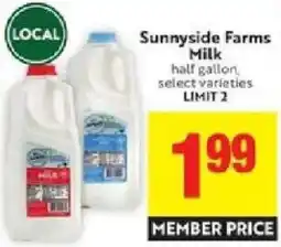 Save Mart Sunnyside Farms Milk offer
