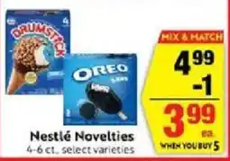 Save Mart Nestlé Novelties offer